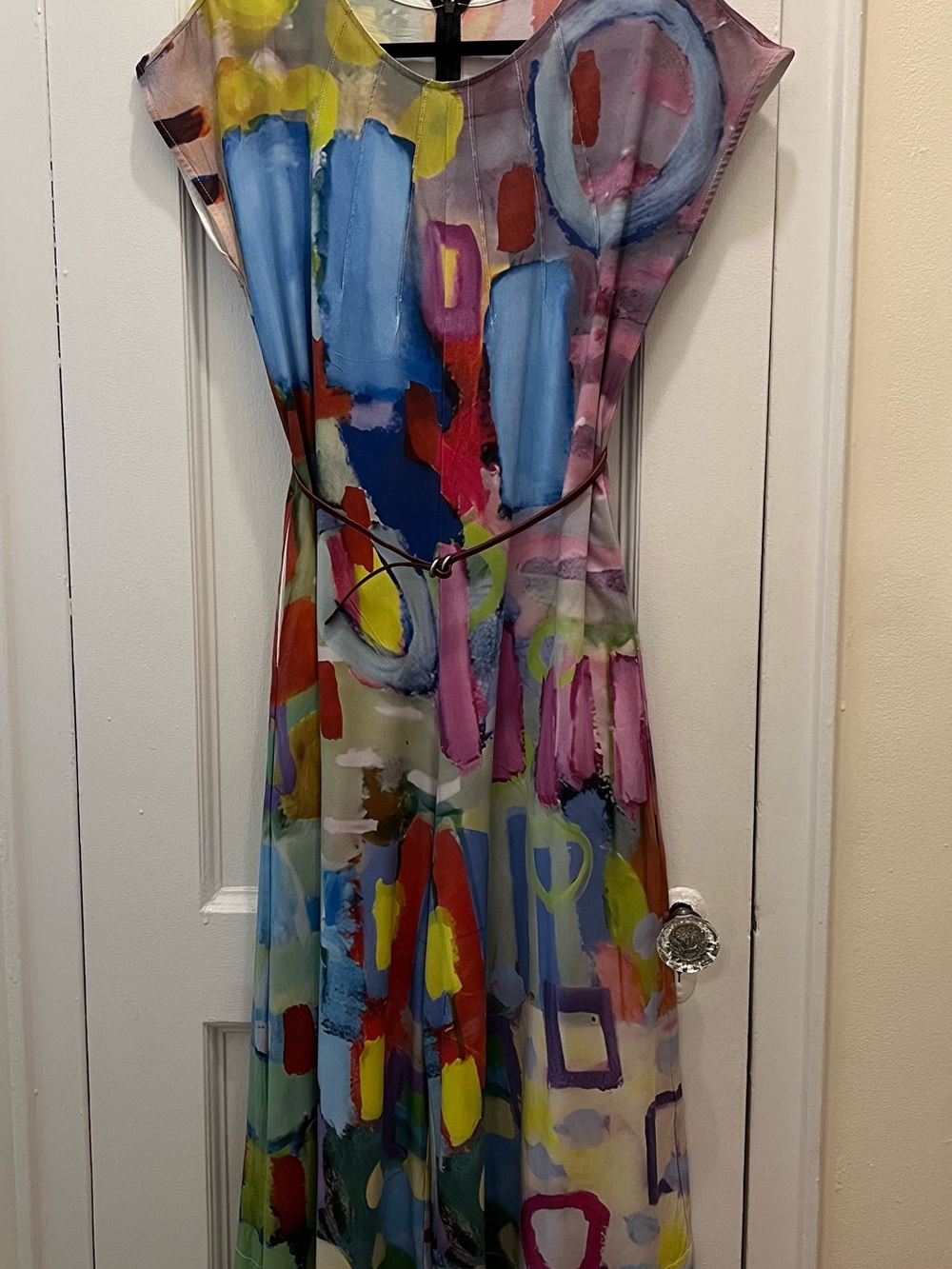 Multi-Color Silk Jumpsuit